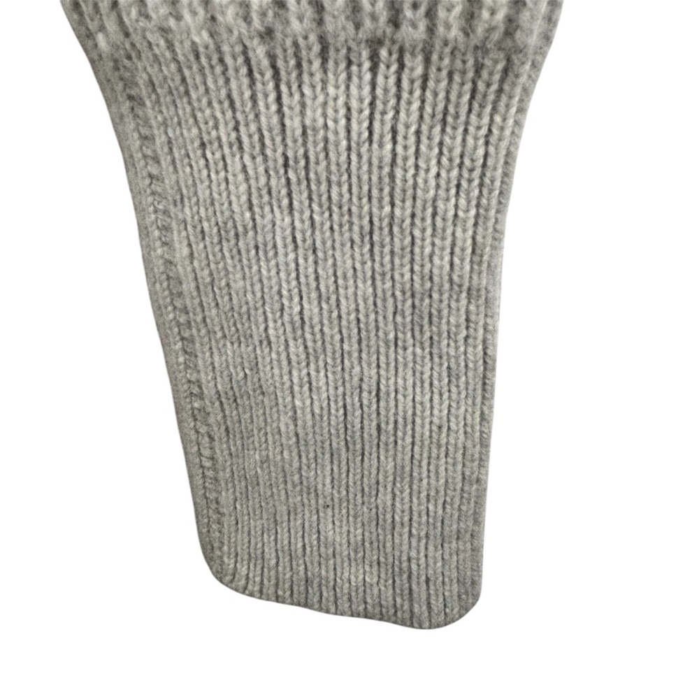 Banana Republic Todd & Duncan Scottish Cashmere Sweater Cowlneck Gray Size M - Picture 6 of 12